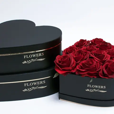 Heart Shape Flower Boxes Set of 3