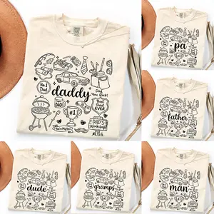 Custom Dad Papa Grandpa Shirt Personalized Funny Dad Life Comfort Colors Shirt – Best Dad Ever Tee, Cute Father Graphic T-Shirt, Father’s Day Gift Shirt, Trendy Dad Outfit