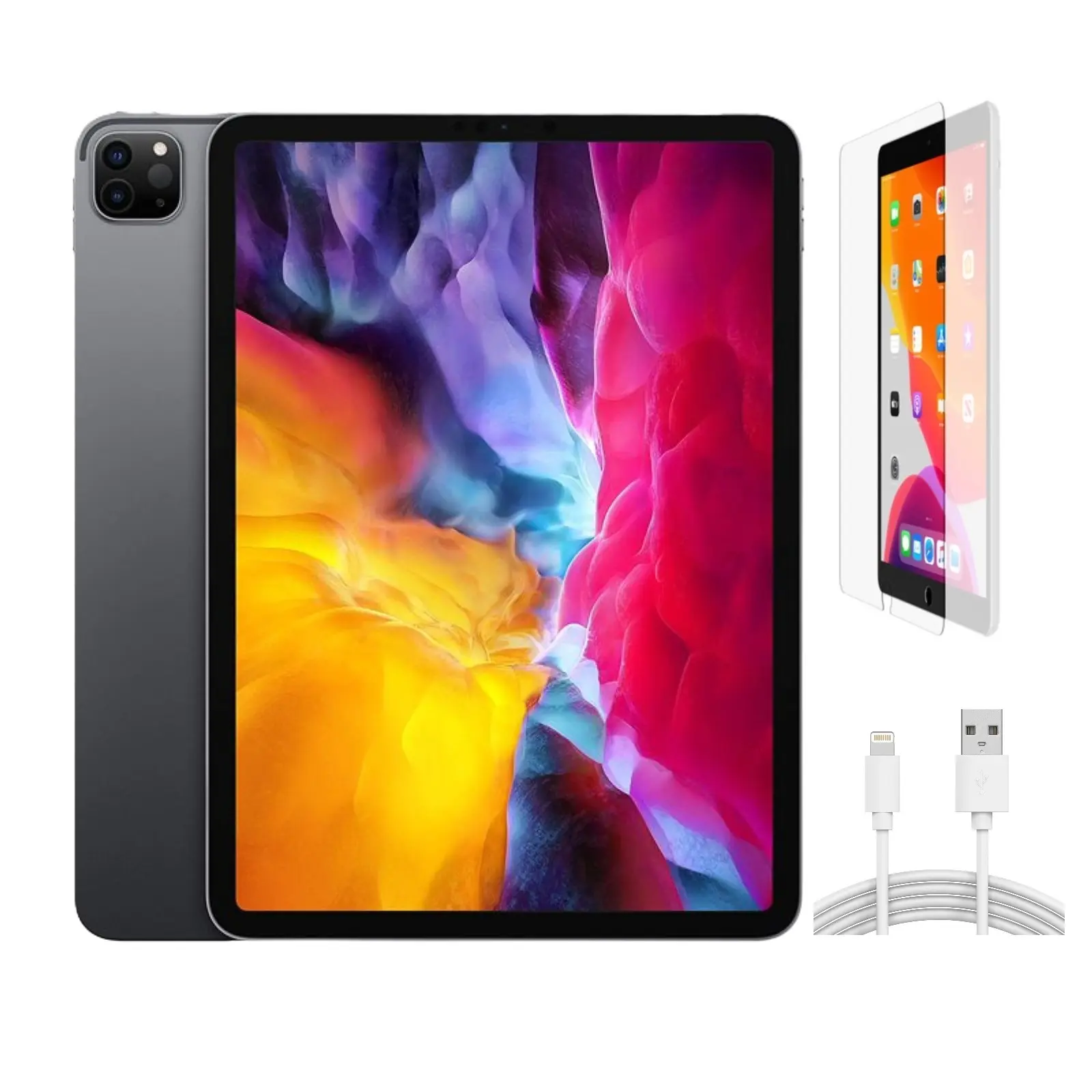 Refurbished iPad Pro 11 2020 (WiFi)-Excellent Condition with Pre-Installed Tempered Glass & 1 Year Warranty A2228