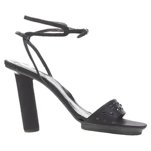 Pre-owned Versace Women's Gianni Versace crystal cone heel sandal by Rebag