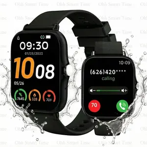 New Smartwatch Wireless Call/receive, Multiple Sports Modes, Camera Control, Message Notifications, Ultra-Thin Design, for Android & iPhone