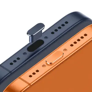 Metal Dust Plug for iPhone 17 Pro Max, 17 Air, 17 Pro, Typ-C Universal Charging Port Protector, Anti-Dust Cover for Apple Phones, Cellphone, Smartphone