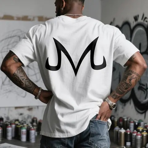Urban Street Dragon Ball DBZ Majin Buu Unisex Summer outfits men streetwear 80s 90s graphic tees cotton Anime funny tshirt men gifts Casual Fabric