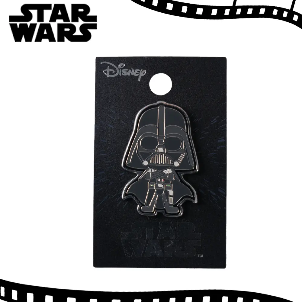 1PC Star Wars Officially Licensed Metal Character Pin Set - Darth Vader Stormtrooper & Yoda Collector's Brooches | Premium Enamel Badges for Jackets, Bags & Home Decor | Gift for Fans Mom & Friends (Anniversary Christmas, Birthday)