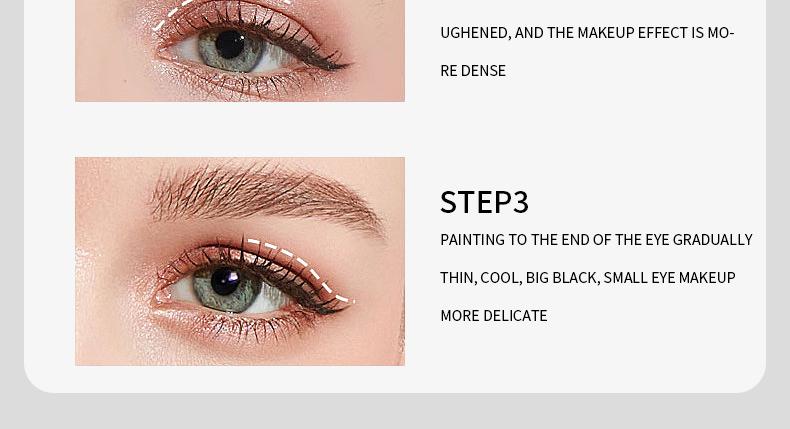 [YANQINA] Long-lasting eyeliner -lightweight, waterproof,vegan,cruelty-free,24-hour smooth application,ultra- creamy andsilky smooth texture.