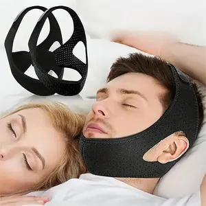 TikTok Viral 2-Piece Anti Snoring Mouth Strap - Breathable & Comfortable Night Guard, Universal for Men & Women