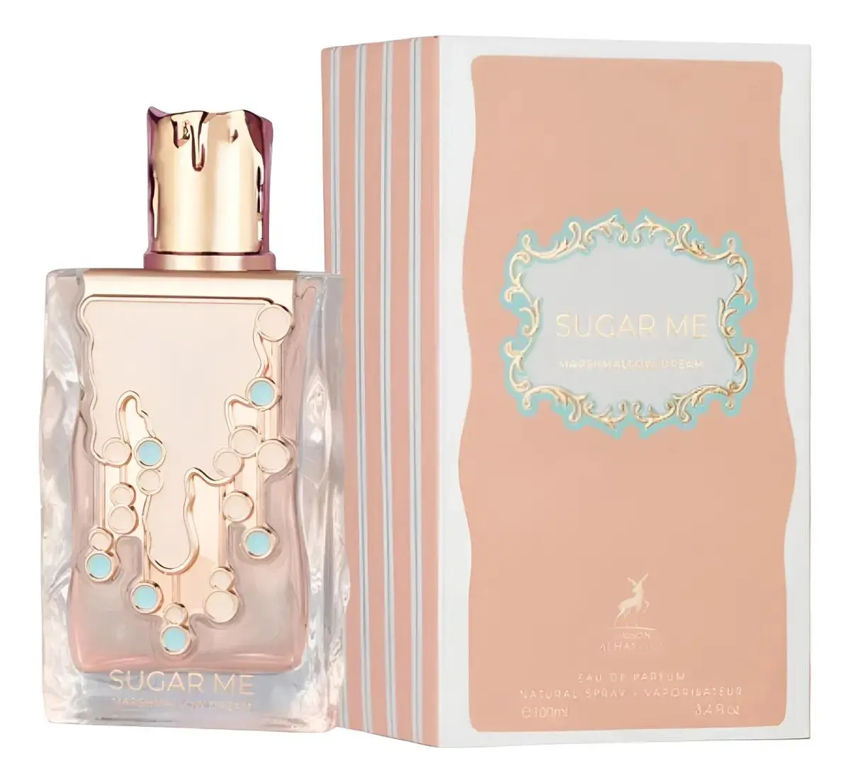 Sugar Me Marshmallow Dream by Maison Alhambra – Unisex Eau De Parfum (100ml / 3.4 fl oz), Daily Wear, Floral