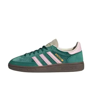 Adidas Handball Spezial Green Pink Velvet Women’s Perfect Daily Casual Fashion Footwear Sneakers Shoes Girl