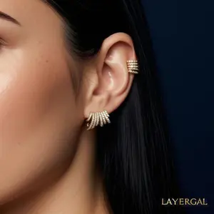 LG128 Tennis Line Earrings
