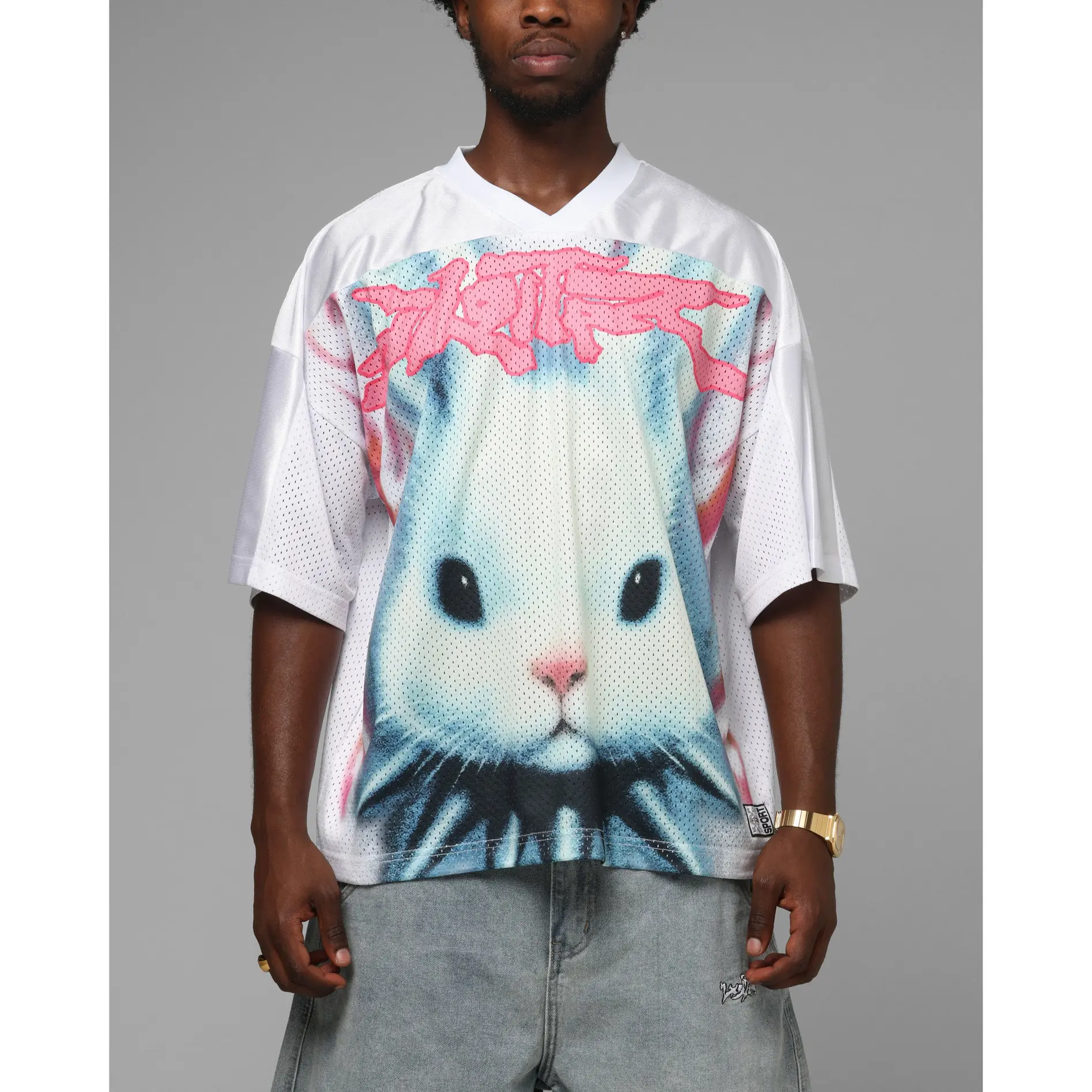 Loiter Airbrush Jersey Pink/White