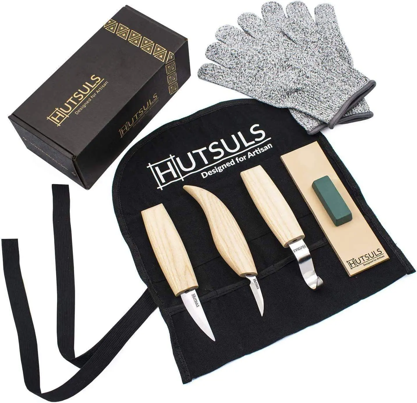 Wood Whittling Kit for Beginners Razor Sharp Wood Carving Knife Set Whittling Knife for Kids and Adults (8 Pieces)