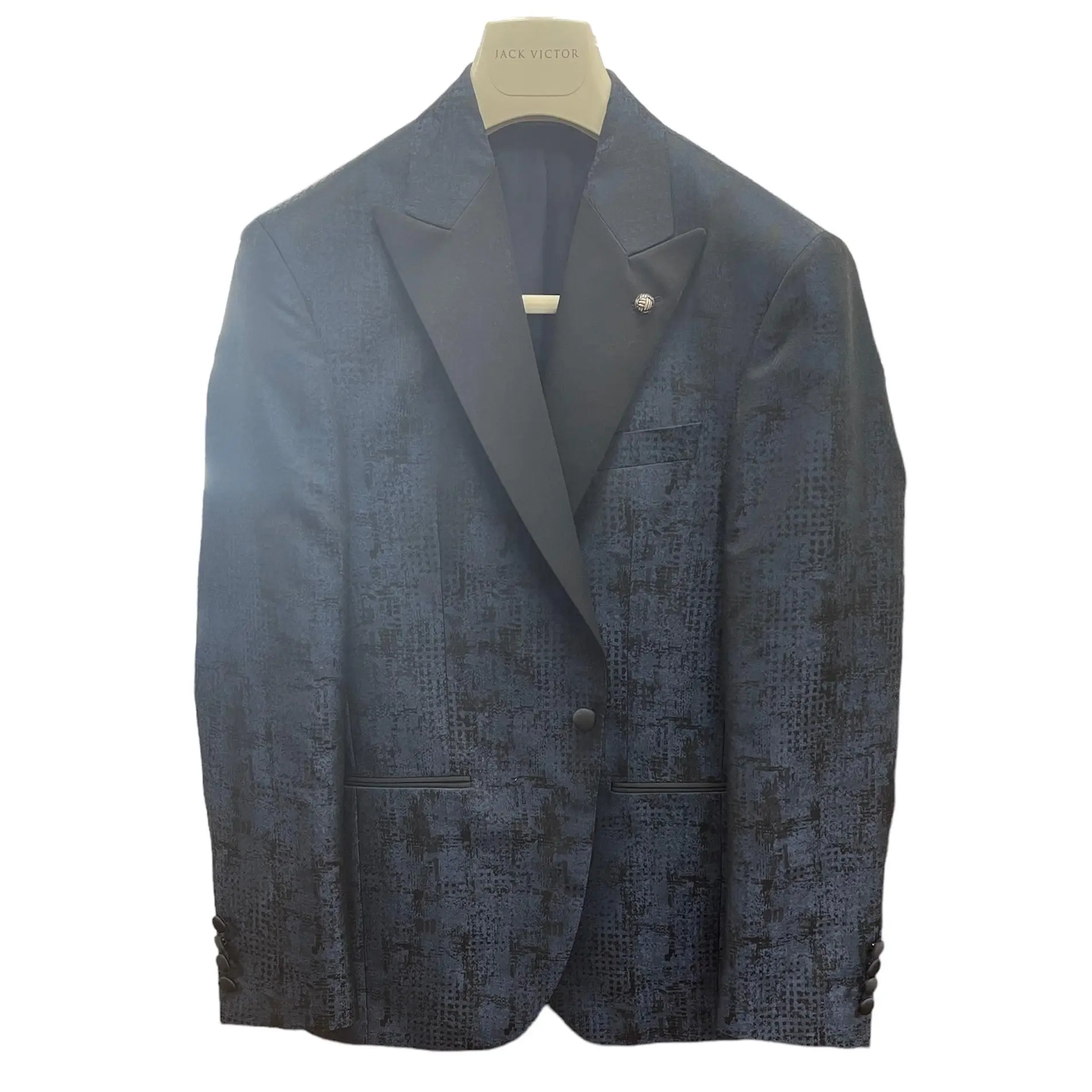 ELWOOD PEAK COLLAR DINNER JACKET - NAVY