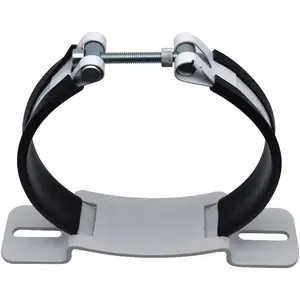 Gas Cylinder Holder Welding Gas Cylinder Argon Gas Cylinder Round Tank Rack Propane Tank Holder Oxygen Cylinder Trolley Holder Wall Clamp (4.2- 4.5inch )