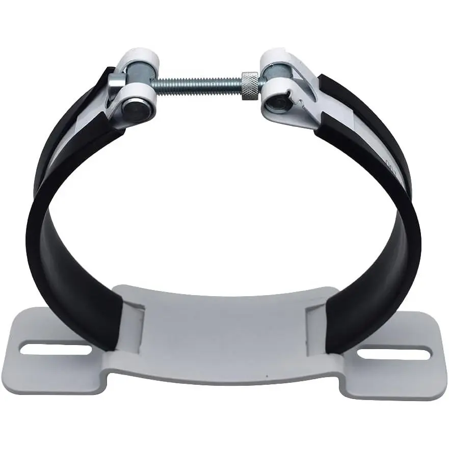 Gas Cylinder Holder Welding Gas Cylinder Argon Gas Cylinder Round Tank Rack Propane Tank Holder Oxygen Cylinder Trolley Holder Wall Clamp (4.2- 4.5inch )