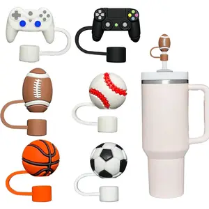 6PCS Straw Cover Cap for Stanley Cup, 10mm Sport Straw Covers for Stanley Cup Fit Stanley 30&40 Oz Tumbler,Straw Topper for Stanley Cups Accessories.