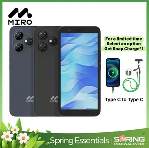 【A1】MIRO Smartphone Unlocked GPS-Enabled Octa-Core Android 14, 4(2+2)GB RAM, 32GB Expandable to 1TB, 4G Dual SIM, 5.99'' HD 2.5D Display – Travel, Navigation, Daily Use & Entertainment, Ideal Gift for Students, Travelers & Tech Enthusiasts