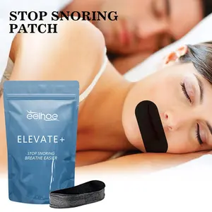 Hypoallergenic Breathable Mouth Tape Stop Snoring Patch Nose Breathing Correction Improve Sleeping Promoting Better Breath Portable Night Sleep Mouth Orthosis Tape Peel Storage 1Bag Healthcare Protective Protection