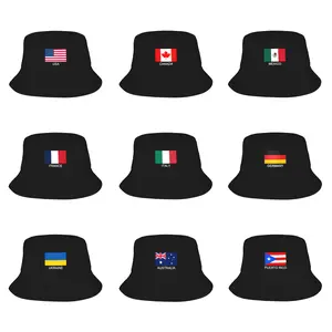 USA Canada Mexico Flag Bucket Hat, National Emblem Sun Hat, Gift for Country Pride Lovers,USA flag bucket hat,Canada flag bucket hat,Mexico flag bucket hat,France flag bucket hat,Italy flag bucket hat,Germany flag bucket hat,Ukraine flag bucket hat