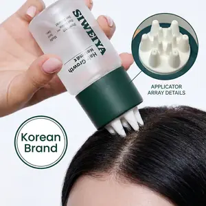 Korean Peptide Complex Hair Growth Scalp Serum - Plant-Based Bio-Active Scalp Care to Strengthen Roots, Soothe Scalp & Support Fuller-Looking Hair for Thinning Hair - 100ml