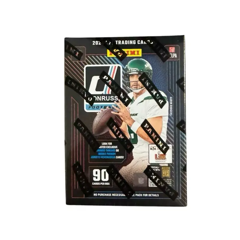 Panini 2024 Donruss Football Trading Card Blaster Box - 90 Cards, 90 Packs for Collectors