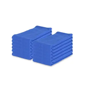 Huck Low-Lint Cleaning Towels 12-Pack - 16"x26" Reusable for Kitchen, Bathroom & Auto | Machine Washable