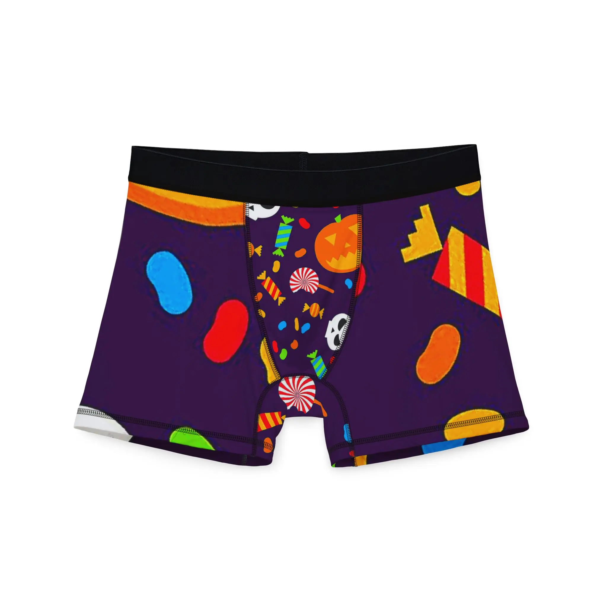Candy-Themed Men's Boxers, Fun and Playful Loungewear, Gift for Sweet Tooth, Party Underwear, Halloween Costume Accessory, Colorful [...]