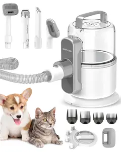 Dog grooming vacuum kit, 2.1L, low noise, 8 Suction Modes, with 6 pet grooming tools pets vacuum