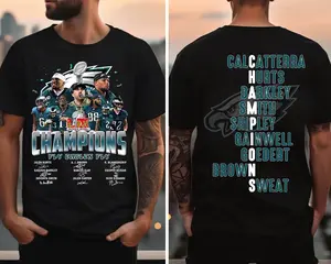 Eagle Champions T-Shirt - Bold Front & Back Designs for Fans Celebrate Team Triumph All Seasons