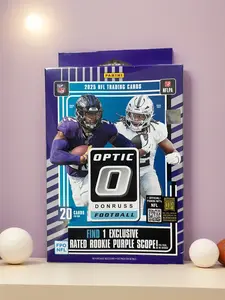 2025 Panini Optic Football Hanger Box (20 cards total with 1 Guaranteed rated rookie Purple Scope)