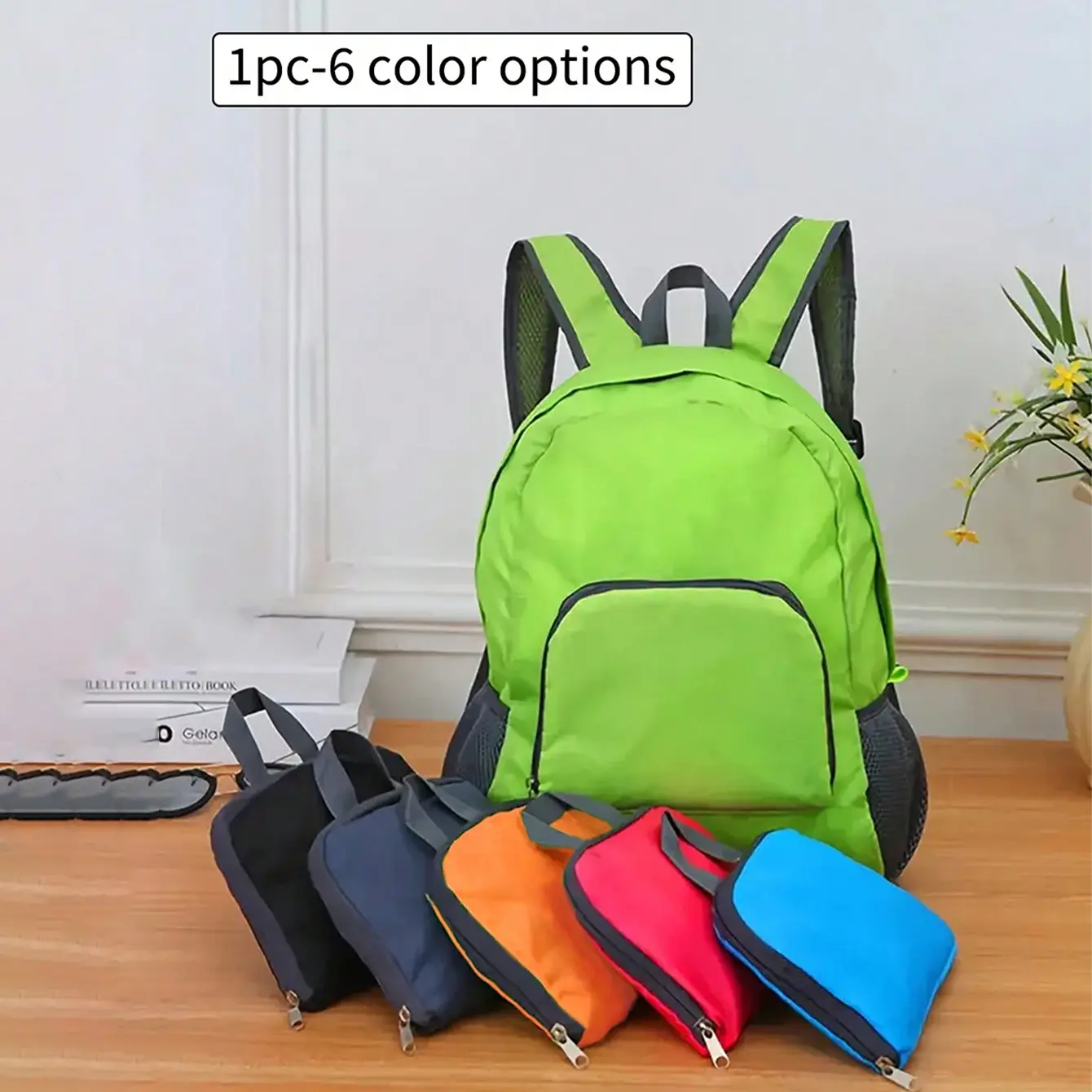 Foldable Travel Backpack, Ultra-Light Waterproof Fabric, Lightweight Women's Bag, Large Capacity Outdoor Sports Bag, Casual Travel Backpack, Multi Purpose Rucksack, Multifunction Backpack