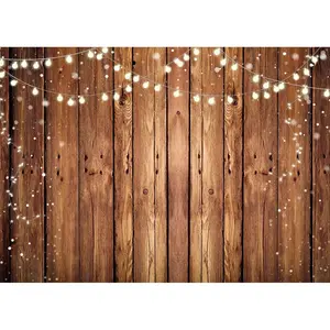 7X5FT Brown Wood Backdrop Rustic Photo Backdrop Country Wooden Background Birthday Wedding Western Party Decoration F1