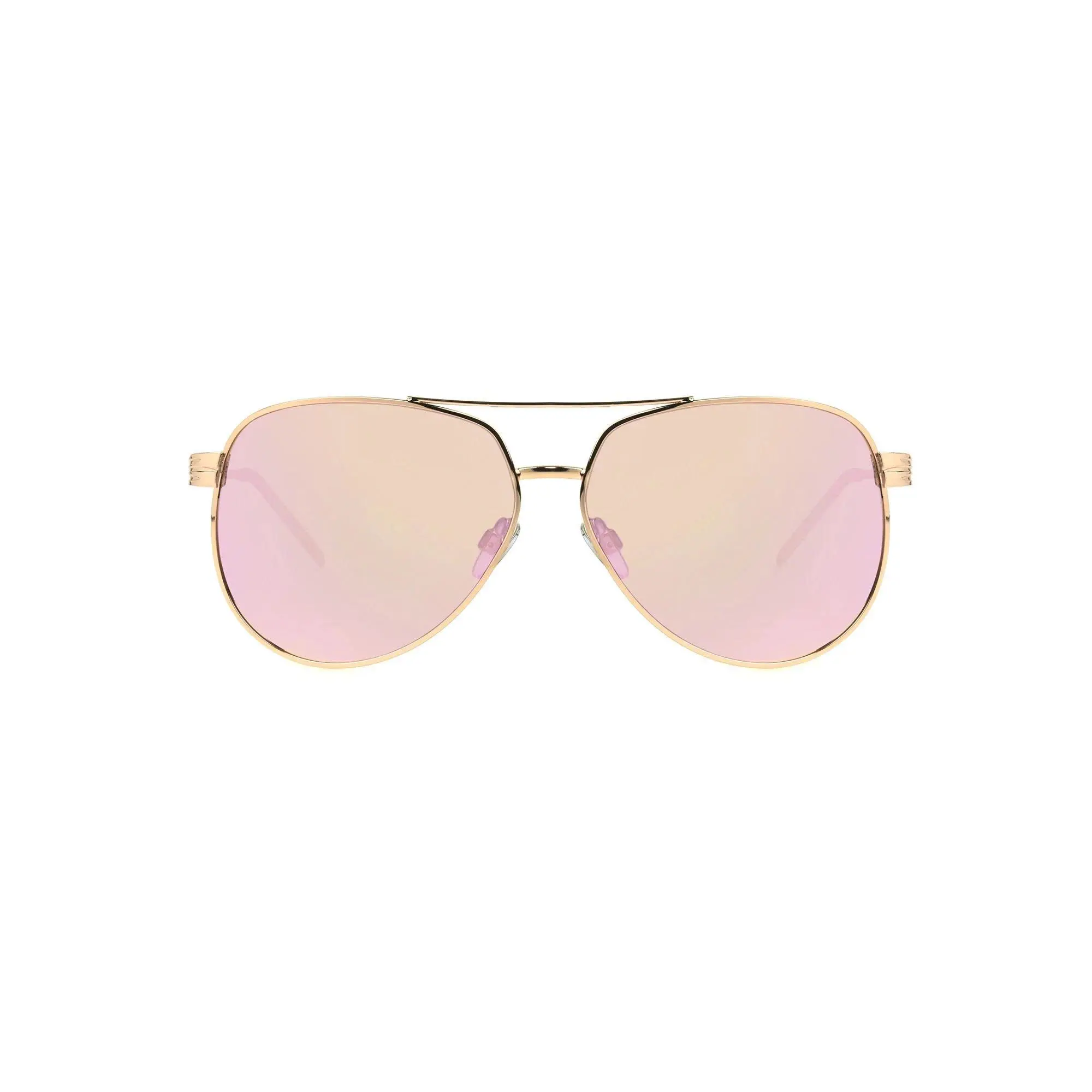 Foster Grant Women's Aviator Fashion Sunglasses Rose Gold