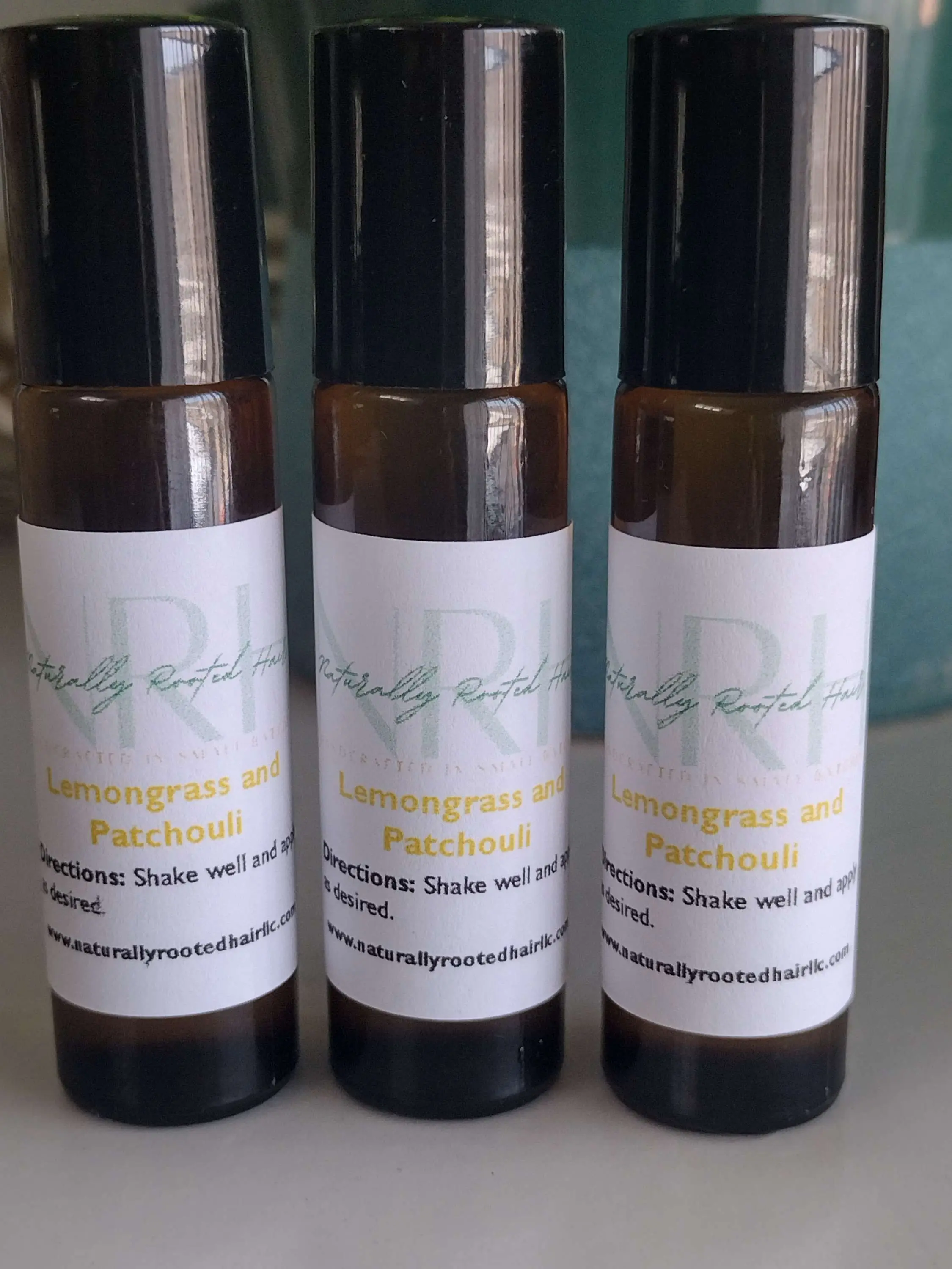 Lemongrass and Patchouli Oil Roller 10ml