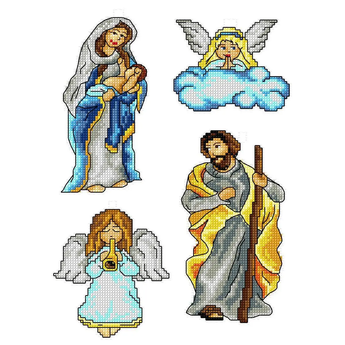 Nativity Counted Cross Stitch Kit by Crafting Spark 153CS