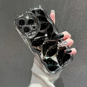 Mobile Phone Case for iPhone 17/16/15/14/13/12/11 Series (Standard, Pro, Pro Max) - Trendy Lip Pattern, Heavy-Duty Shockproof Drop Protection