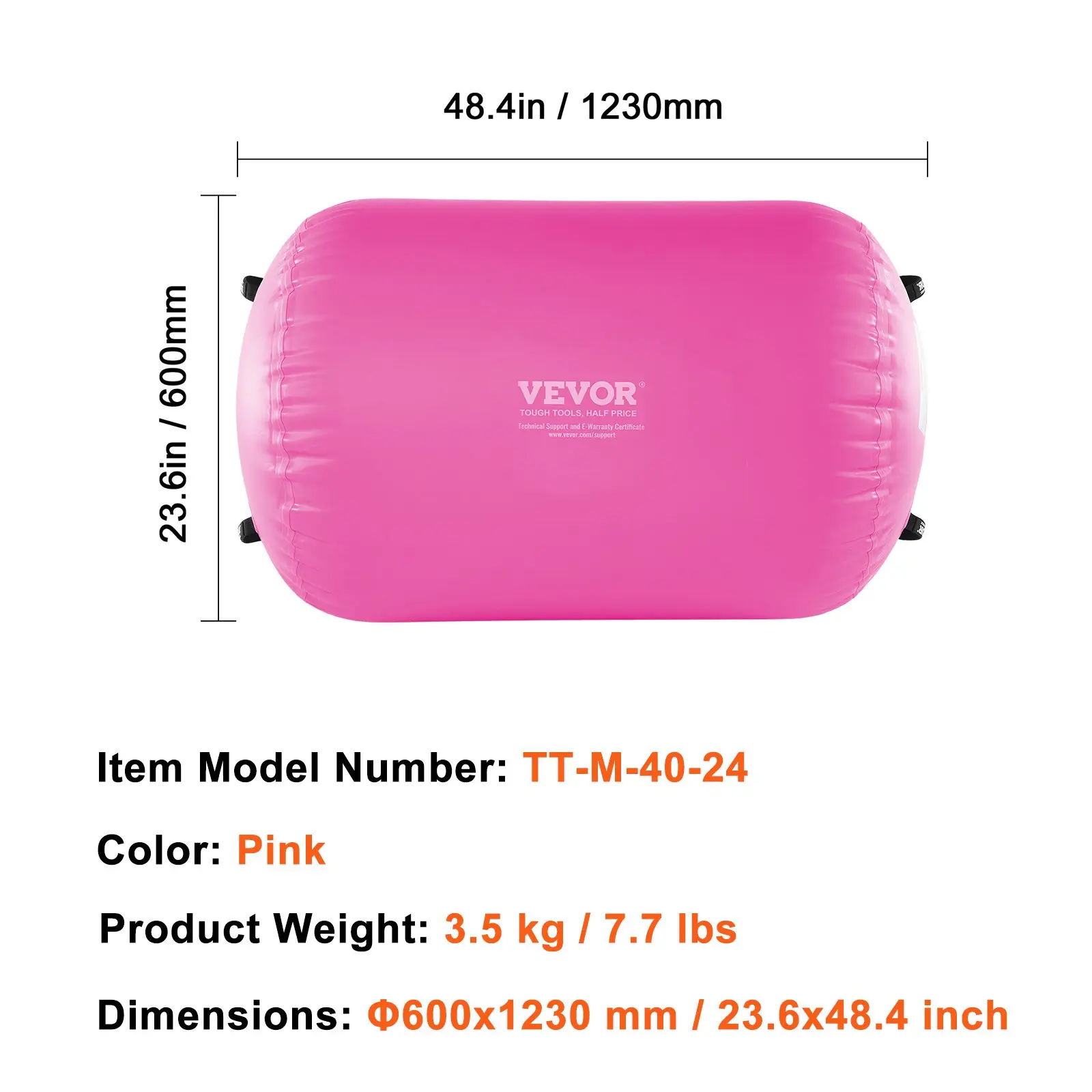 Pink - Roller (48.4in×23.6in)