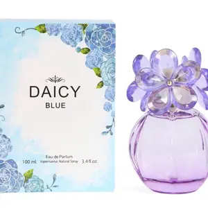 DAICY BLUE Perfume - 100 ml Vaporisateur Natural Spray with Blackberry, Coco & Jasmin Notes