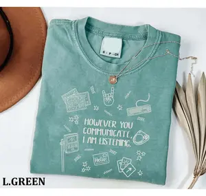 AAC Bcba Aba T-Shirts, Everyone Communication tee, Speech Pathology shirt, Neurodiversity Gift For Speech Therapist