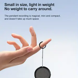 Portable Multi-Functional Voice Recorder, 50 Hours Long Battery Life, One-Touch Recording, Auto Save, Large Storage, Ideal for Meetings, Interviews, Classes, Lectures