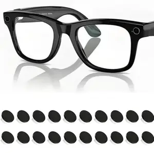 LED Light Cover Sticker for Smart Glasses – Compatible with Meta Ray-Ban Gen 1 & Meta Wayfarer Anti-Glare Privacy Sticker Soft Light Design Easy to Install (white-20 Pcs)