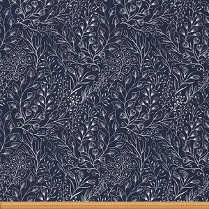 Flowers Upholstery Fabric by The Yard,Vintage Flowers Pattern Reupholstery Fabric,Nature Theme Leaf Pattern Decorative Waterproof Outdoor Fabric, Colorful Floral Pattern, Vintage Flower Pattern