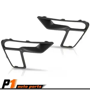 Fit For 2018 2019 Ford Explorer  Fog Lights Lamp Trim Front Left & Right Side, Pair Set
