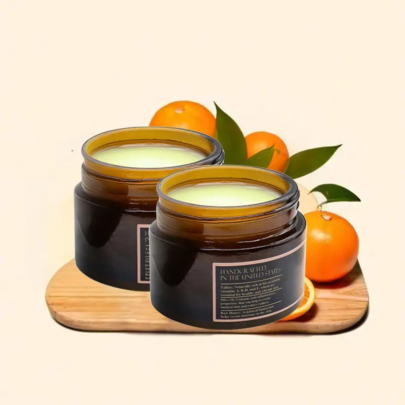 【Upgrade】Multi-Pack 2 Boxes Grass Beef Tallow Balm - 50g*2 Raw Ingredient, Sensitive Skin Safe, Deep Moisturizing Handmade All-Natural Body Care Cream for Soft Smooth Skin Gentle Comfort