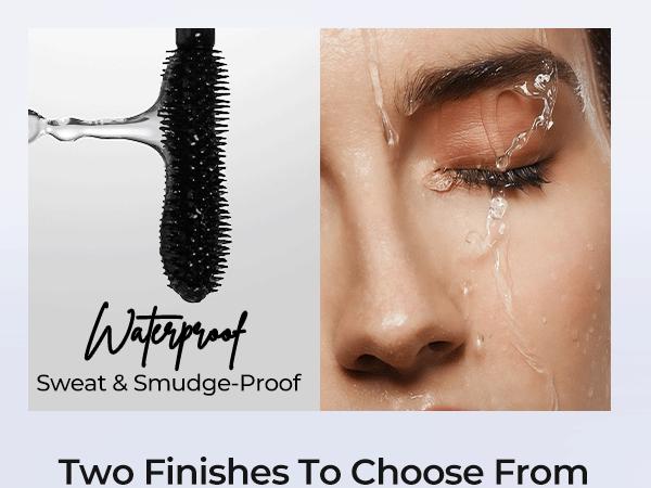 SACE LADY Black Mascara Waterproof Volume Lengthening Smudge-proof Eyelashes Curler Cosmetic Eye Makeup SummerFinds