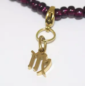 Refined Virgo Zodiac Charm