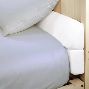 HOMBYS Bed Gap Filler Pillow – Foldable Mattress Wedge for Headboard Gap, Stops Items from Falling