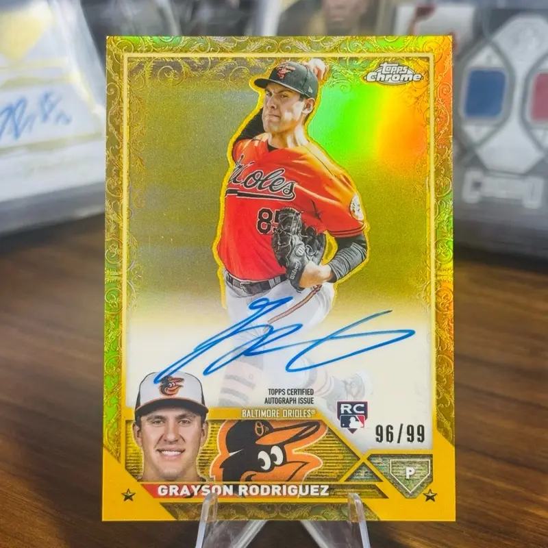 2023 Topps Gilded Collection Grayson Rodriguez ROOKIE AUTO /99