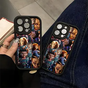 Chucky Movie Fan iPhone Case Horror Doll Film Cosplay Protective Cover Compatible with iPhone 11/12/13/14/15/16 (Pro Max/Plus)