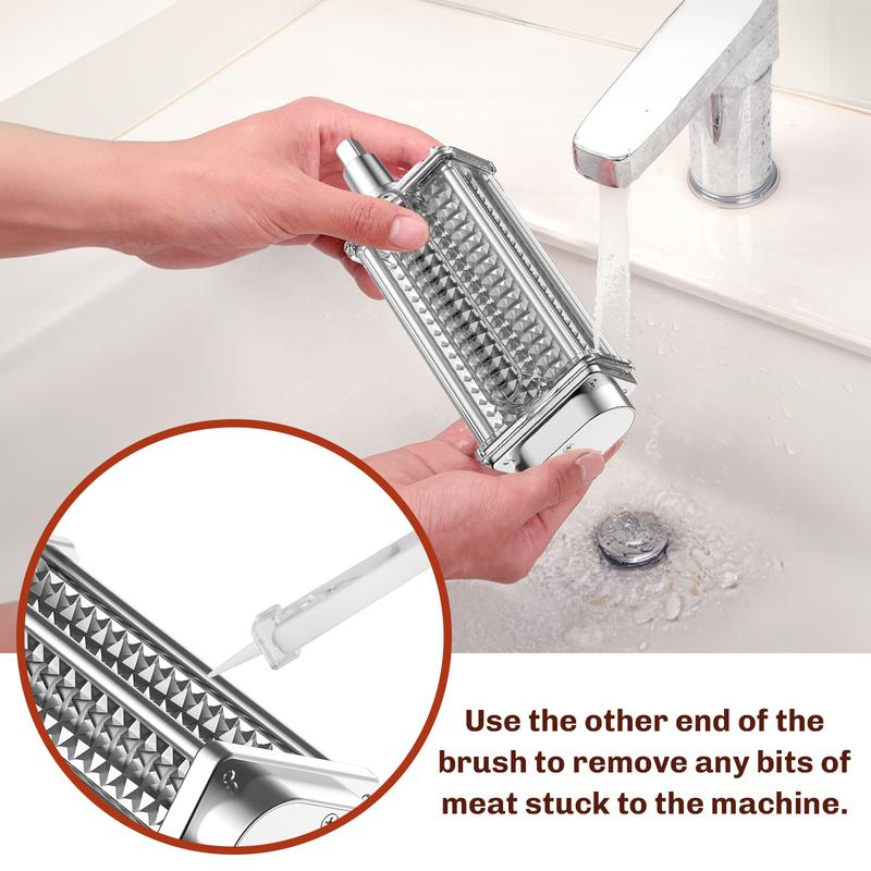 GVODE  Meat Tenderizer Attachment for KitchenAid Mixer, Meat Tenderizer Machine with Stainless Steel Gears, Compatible with KitchenAid Mixer,Utensils