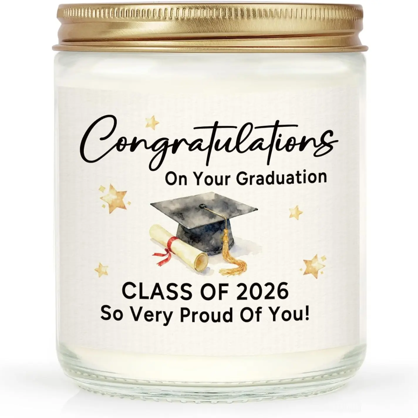 Graduation Celebration Gifts for Her Him, Congratulations Decorative Candle for Women Men, 2026 Funny College, High School, Masters Degree, PhD, Nursing Law School Grad Gifts, Graduations Decorations, Centerpiece, Scented Candles
